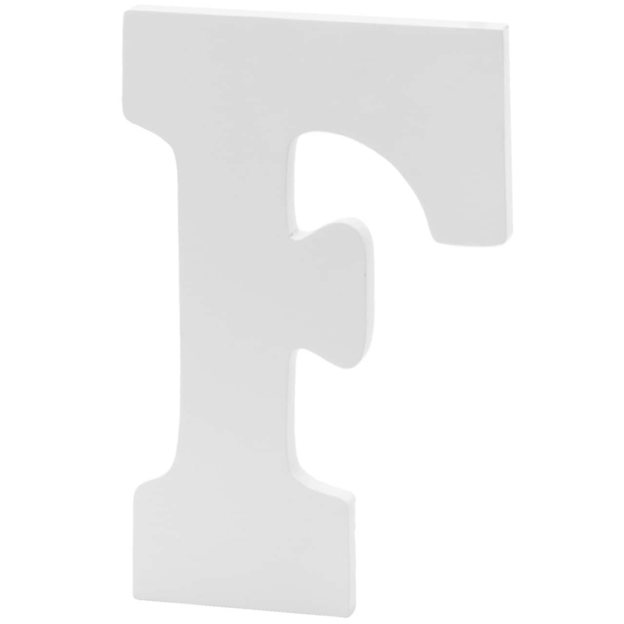 6 Pack: 9" White MDF Whimsy Letter by Make Market®